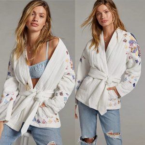 ANTHROPOLOGIE Quilted Patchwork Jacket